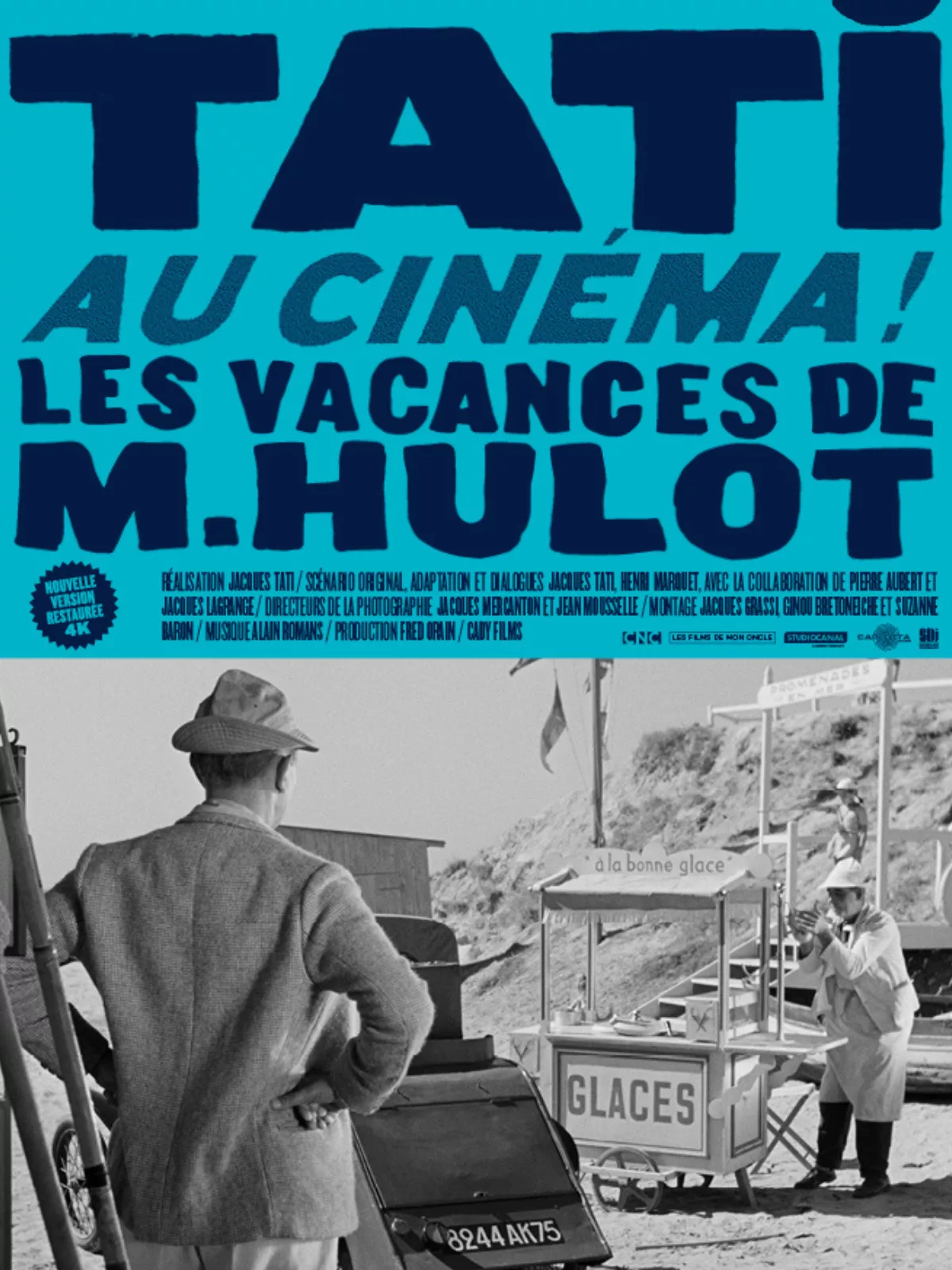 Affiche HD du filmLes Vacances de Monsieur Hulot de Jacques Tati