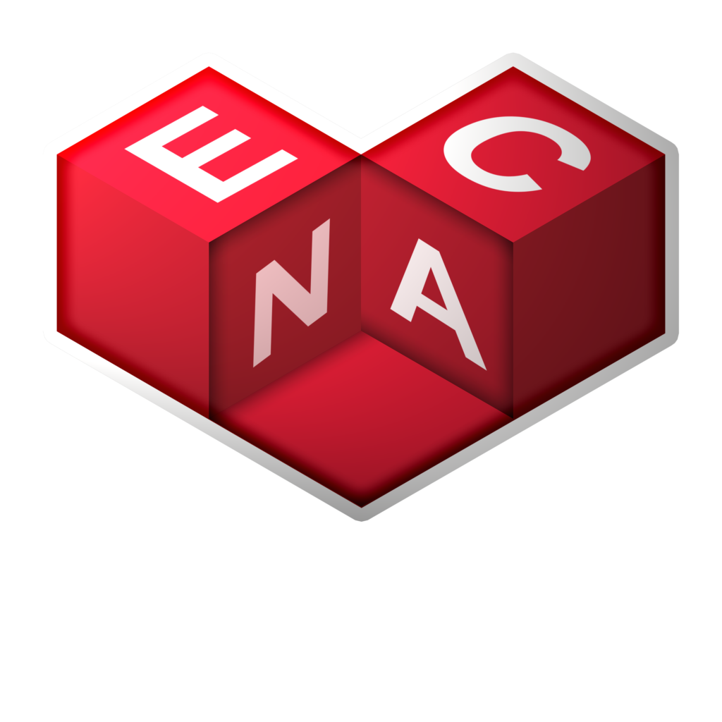 Logo ENAC du cinéma LUX de Caen en partenariat avec l'université de Caen