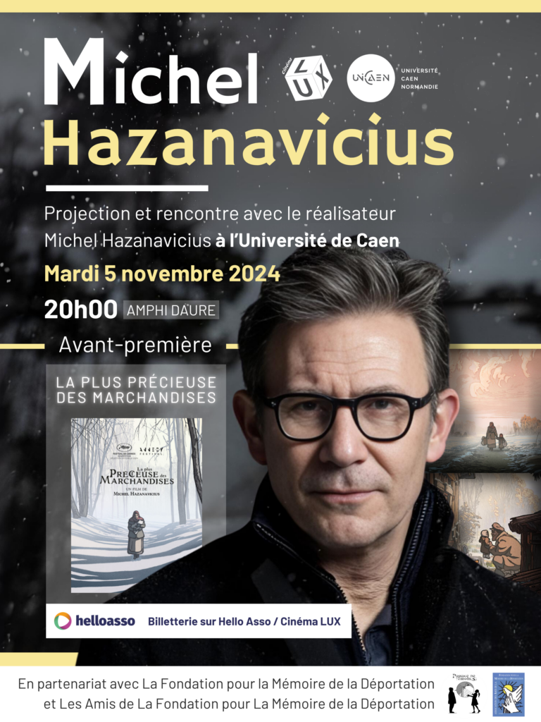 Michel Hazanavicius au Cinéma LUX de Caen en 2024