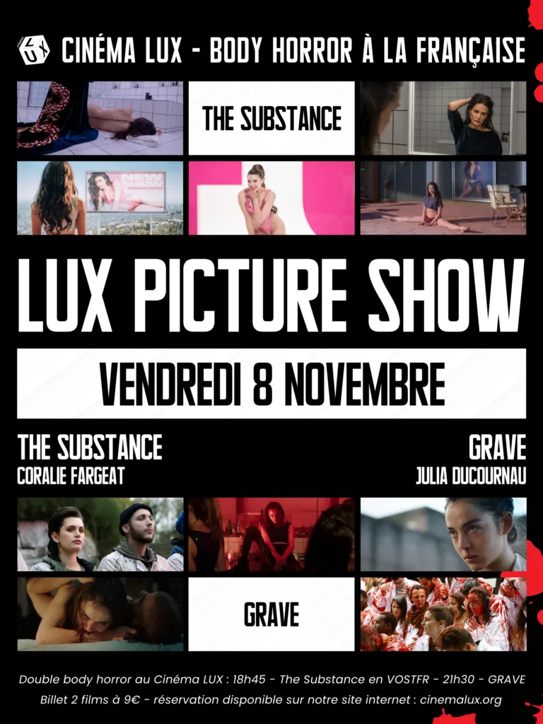 Grave et The substance au cinéma LUX de Caen