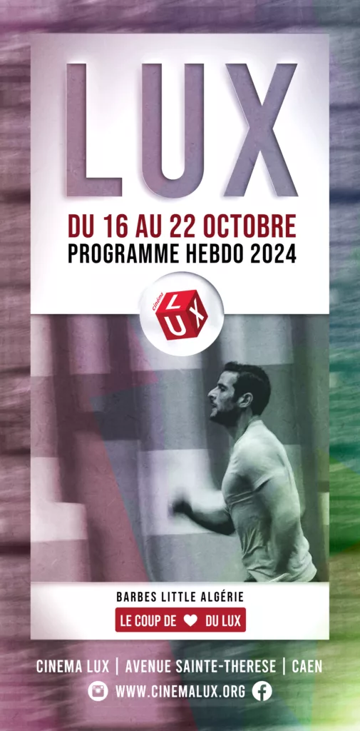 Programme cinéma du LUX du 16 au 22 octobre 2024 à Caen