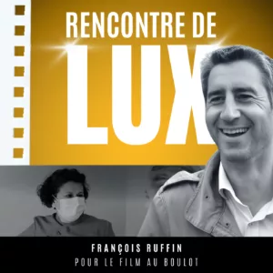 François Ruffin au Cinéma LUX de Caen en 2024 pour le film Au Boulot !