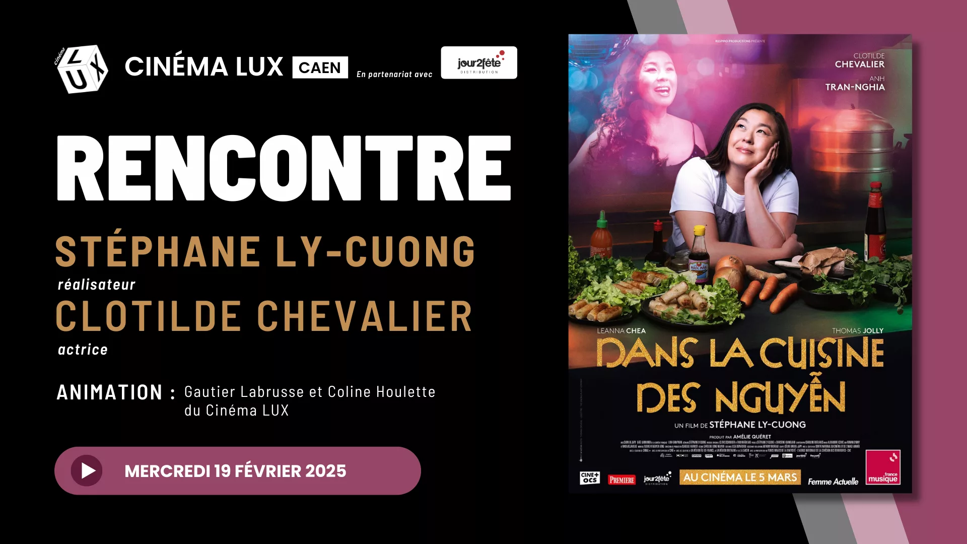 RENCONTREDELUX#25 - STEPHANE LY-CUONG ET CLOTILDE CHEVALIER - DANS LA CUISINE DES NGUYEN - 19.02.25