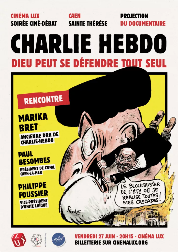 Dieu peut se défendre tout seul au Cinéma LUX de Caen, le film documentaire 2024