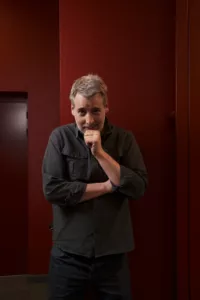 Le réalisateur Grégory Magne au Cinéma LUX pour la sortie du film Les Musiciens - avant-première en avril 2025. Photographie de Ashkan Noroozkhani​ @ashkannorooz
