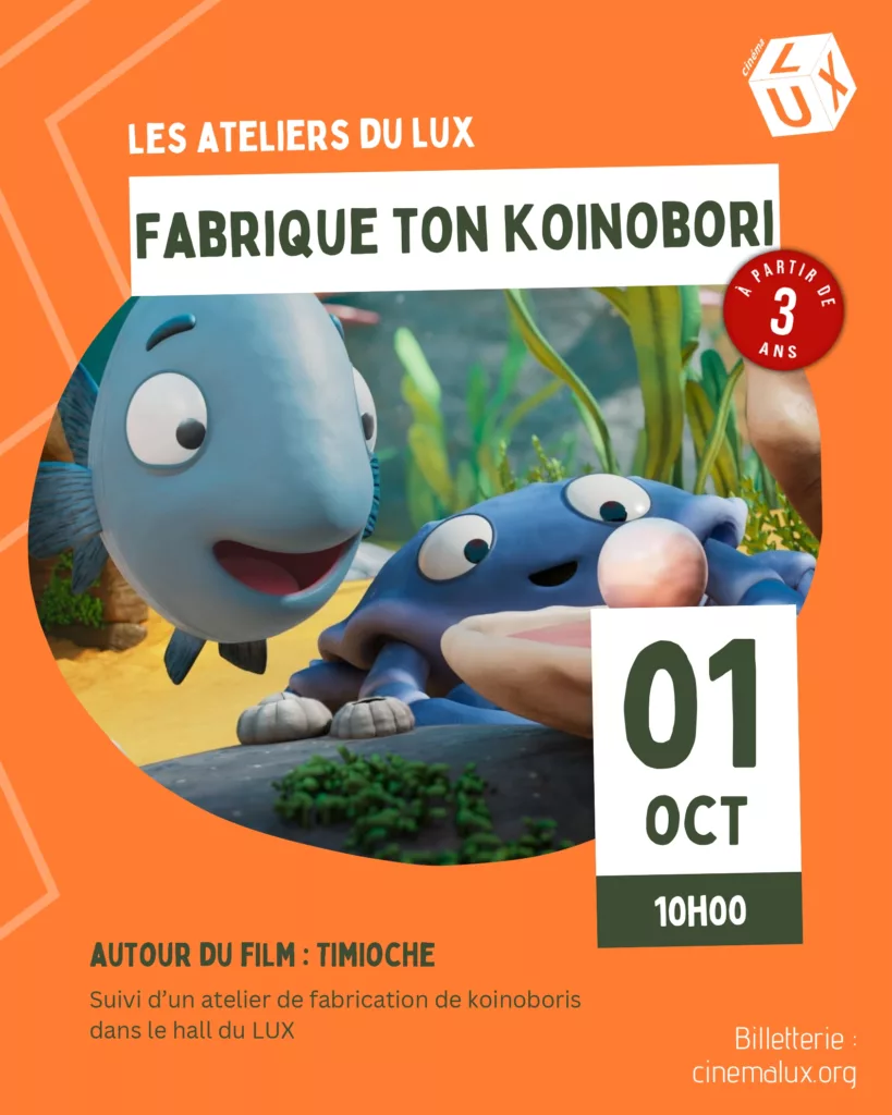 Atelier jeune public au Cinéma LUX de Caen - Timioche