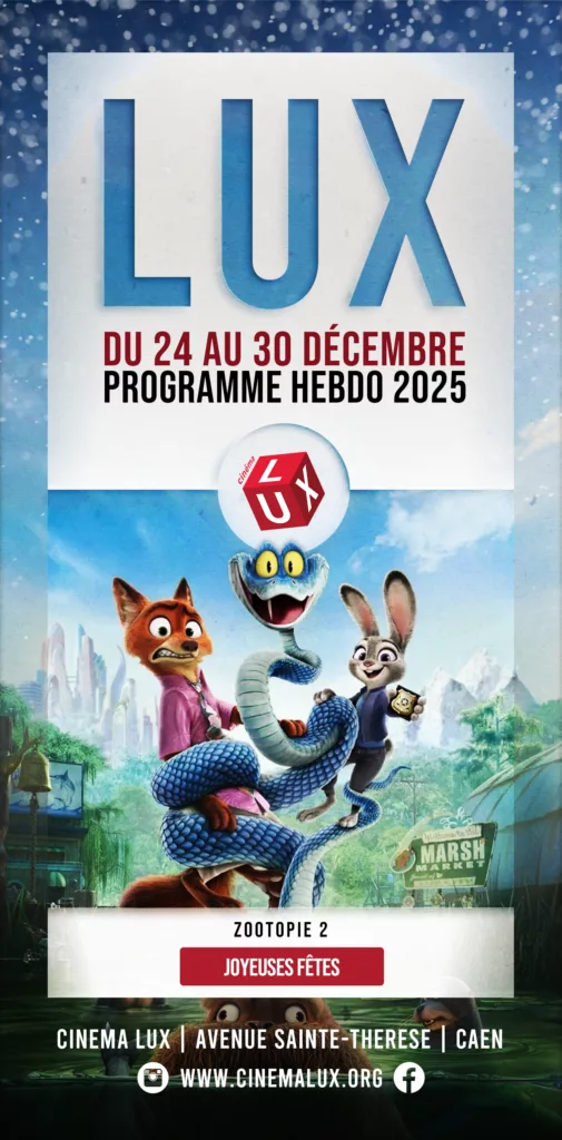 Zootopie 2 au Cinéma LUX de Caen - film pour enfant à prix réduit