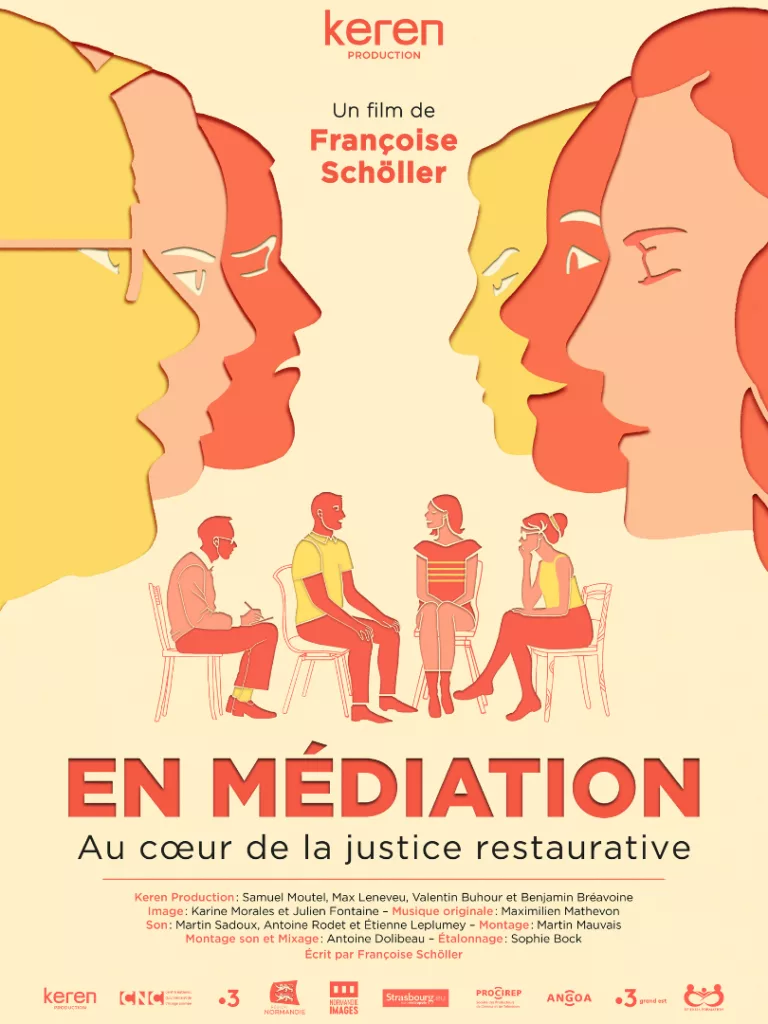 En médiation, au coeur de la justice restaurative au CInéma LUX de Caen avec Keren Production
