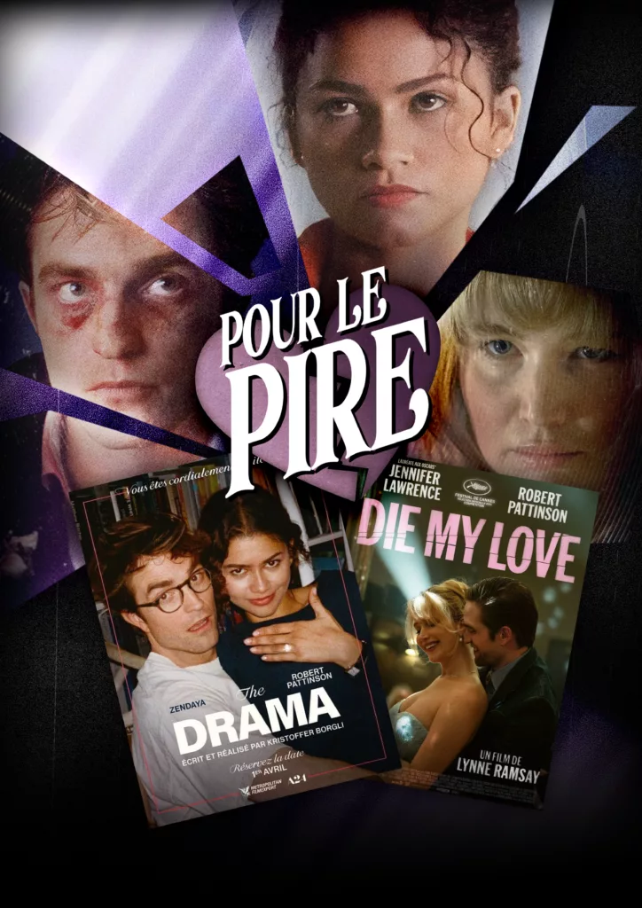 Affiche The drama et Die my Love au Cinéma LUX de Caen 2026